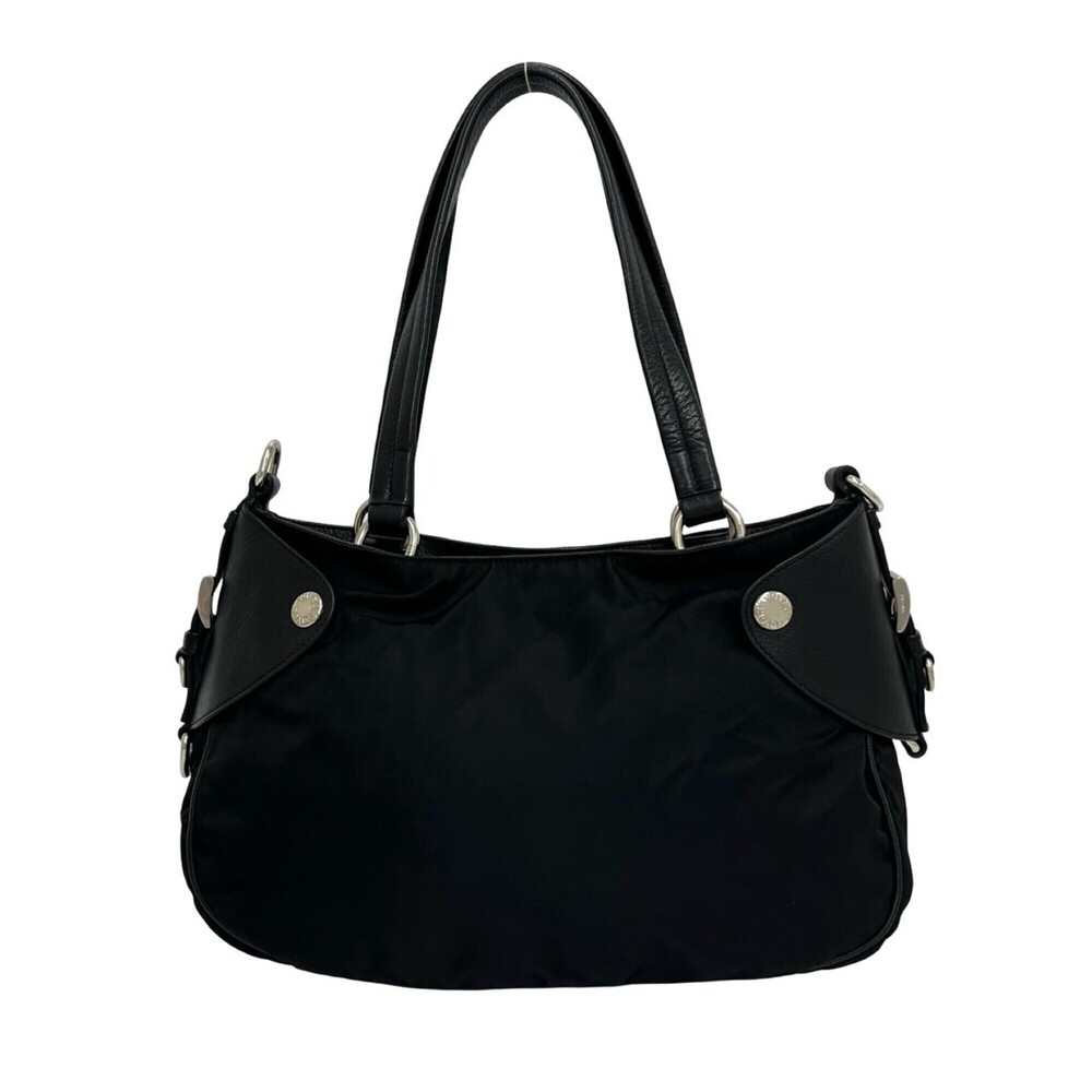 PRADA Prada Triangle Logo Hardware Tessuto Nylon Leather Genuine Tote Bag Sem...
